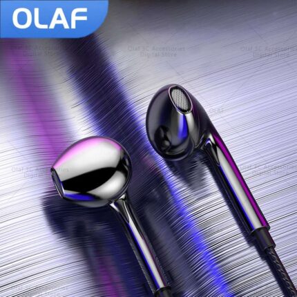 OLAF 3.5mm Wired Headphones In Ear Headset Wired Earphones with Microphone