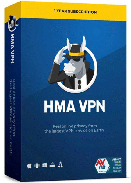 HMA VPN (PC, Mac, Android, iOS) - (5 Devices) - (1 Year) - HMA Key - (Global)