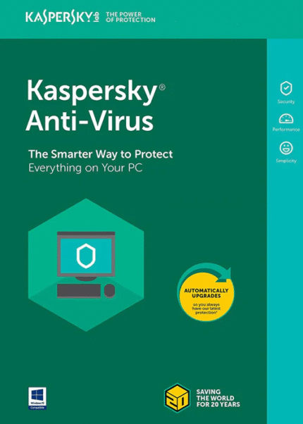 Kaspersky Anti-Virus 2023 Key - 4 Devices, 1 Year MIDDLE EAST