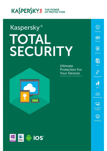 Kaspersky Total Security 2024 Key - 1 Device 1 Year GLOBAL